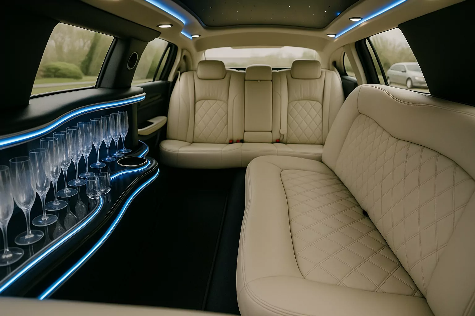 Representative 10 Passenger Lincoln-Style Limousine exterior