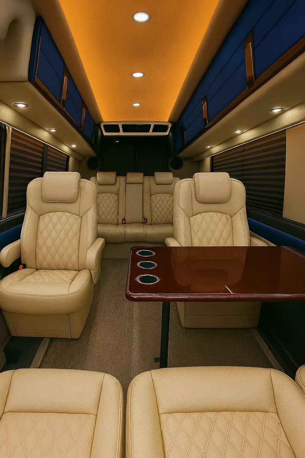 Representative 12 Passenger Executive Sprinter cabin