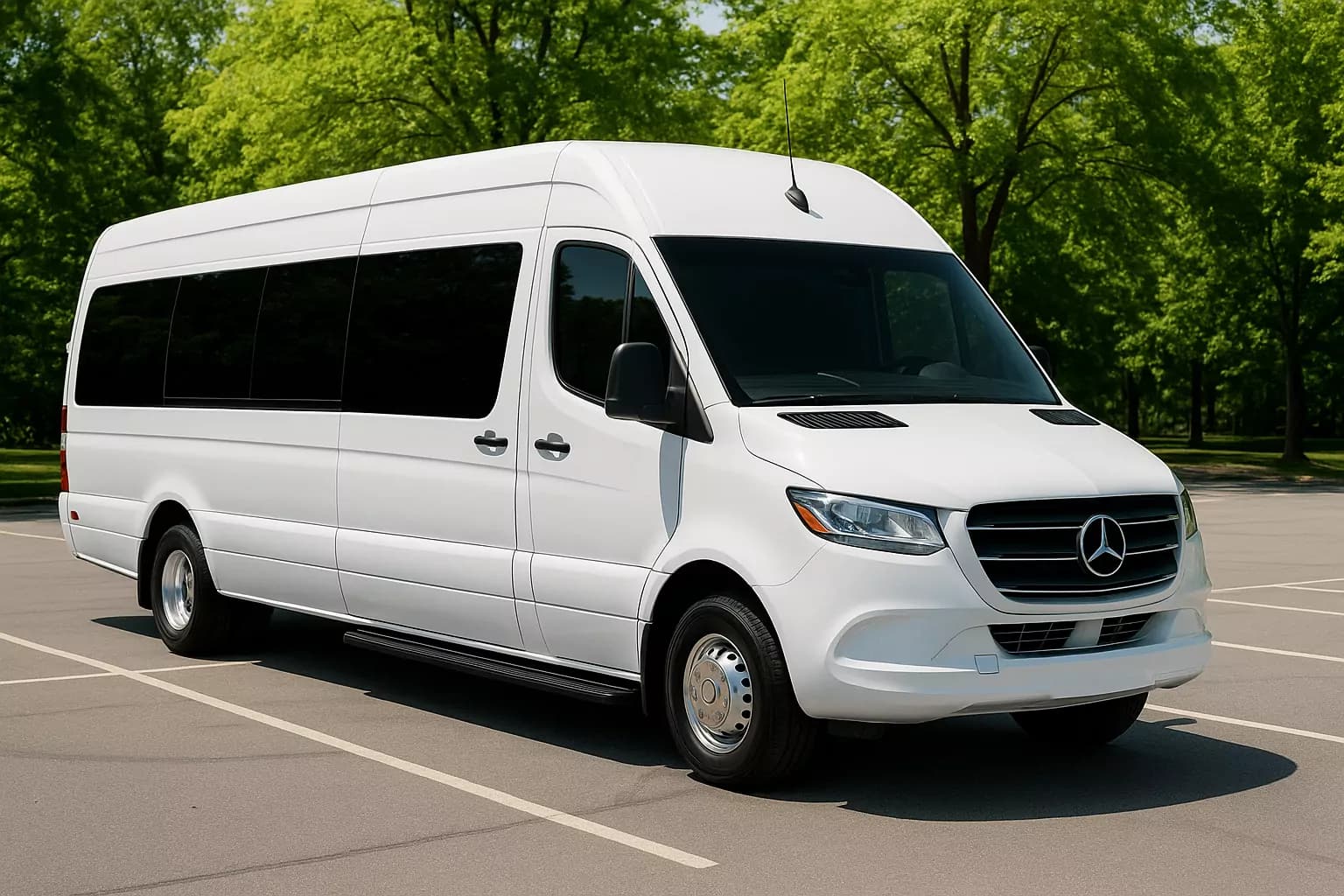Representative 14 Passenger Executive Sprinter exterior