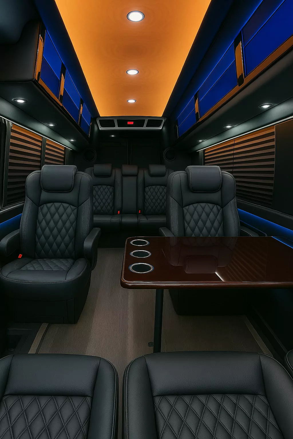 Representative 14 Passenger Executive Sprinter cabin