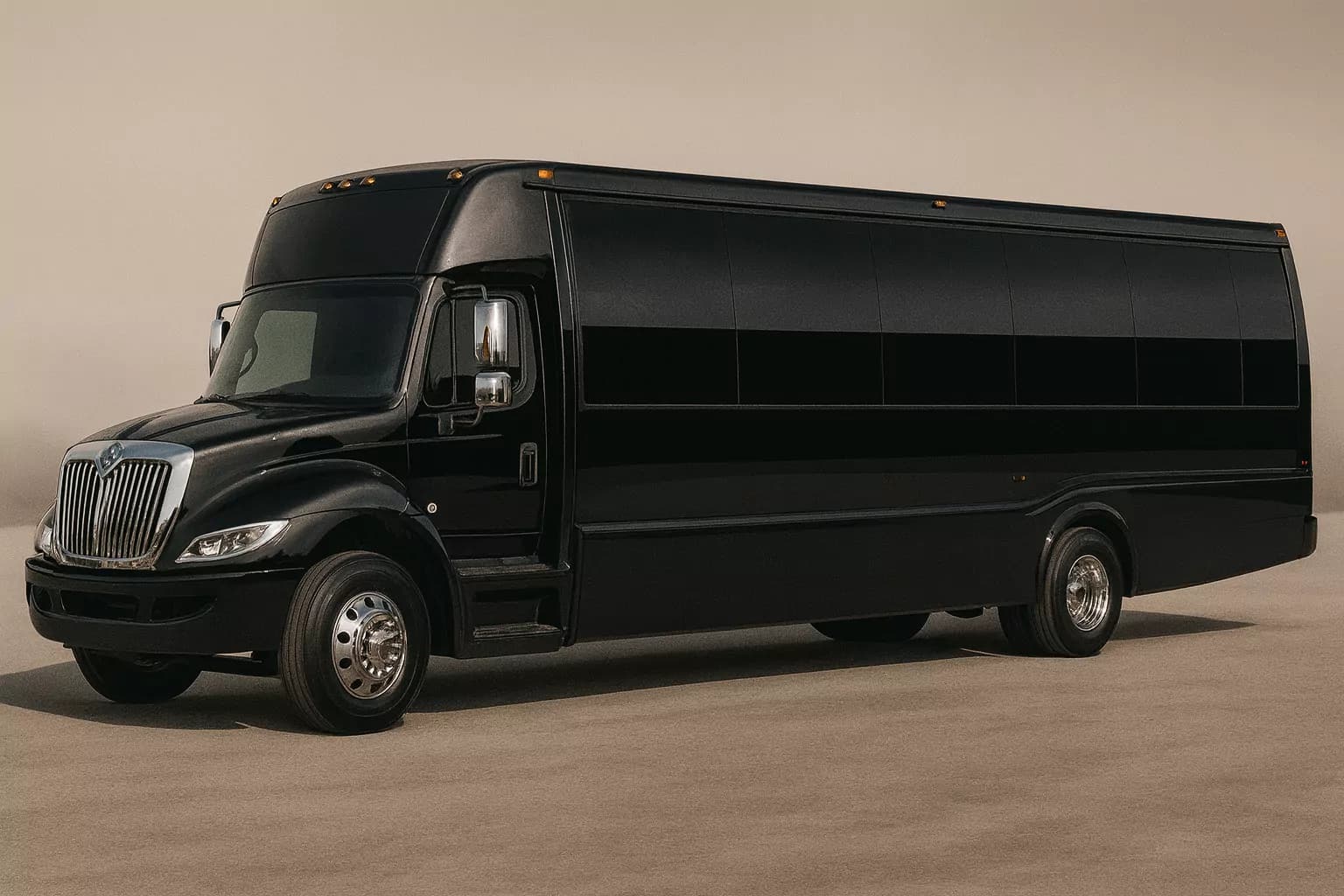 Representative 32 Passenger Party Bus exterior