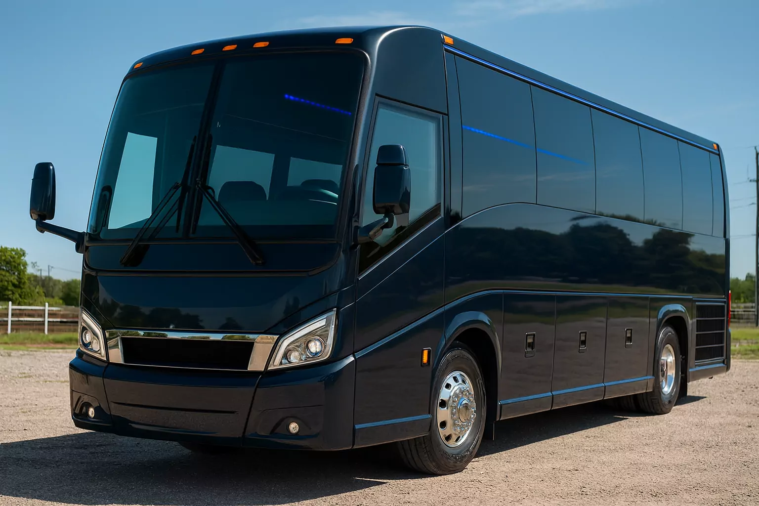 Representative 40 Passenger Coach Bus exterior