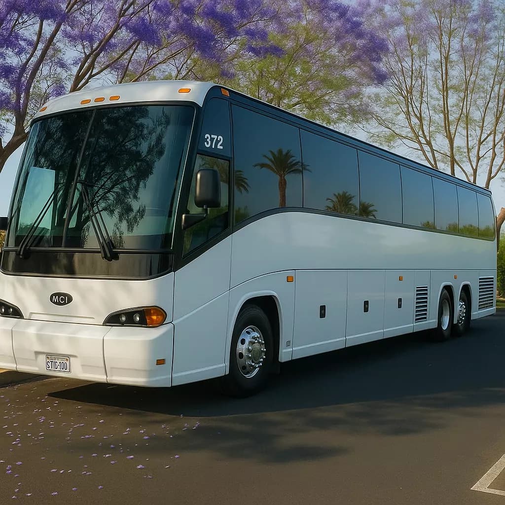 Representative 50 Passenger Coach Bus exterior