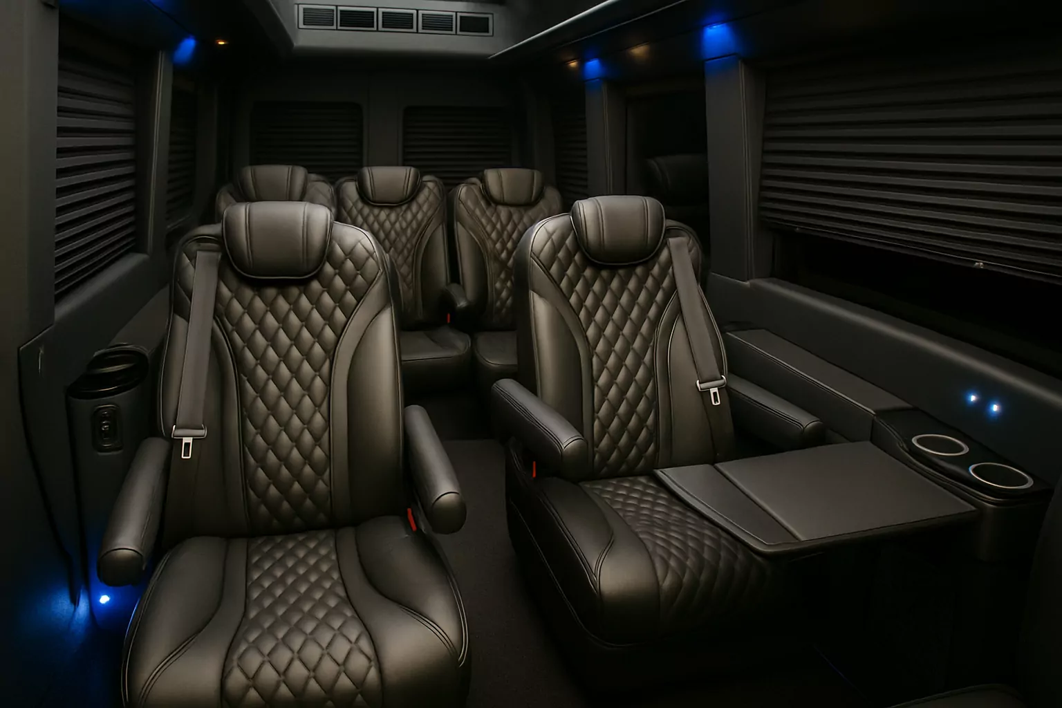Representative 8 Passenger Executive Sprinter cabin