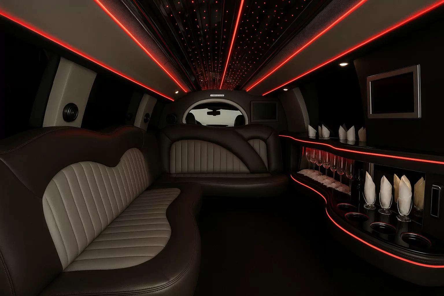 14 Passenger Limousine interior example