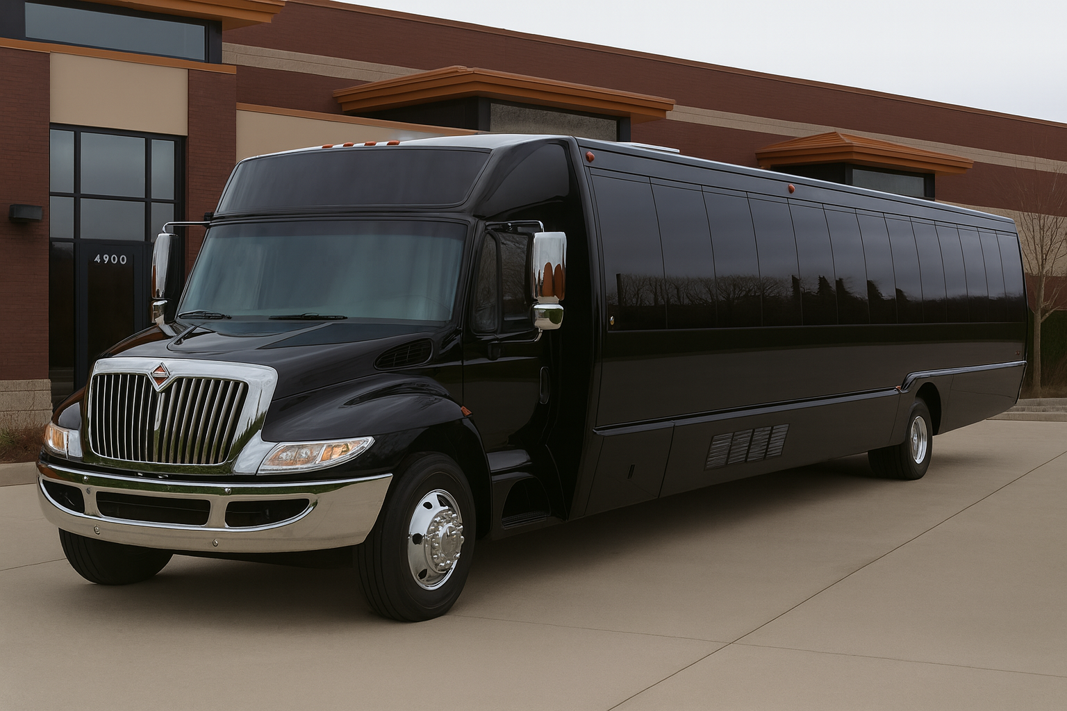 45 Passenger Party Bus - available for Pasadena pickup